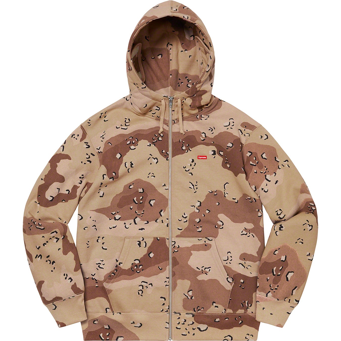 Small Box Facemask Zip Up Hooded Sweatshirt view 11